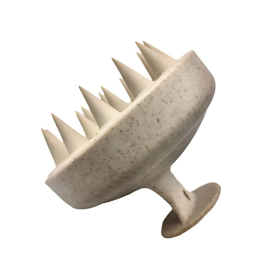 Wheat Straw Silicone Shampoo Brush Head Scalp Massage Comb Hair Washing Comb Clean Care Hair Root Itching Scalp Massage Comb