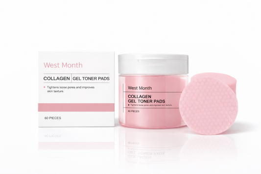 West & Month kollageen puhdistuslaput – (60 kpl)