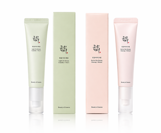 Korealainen Silmänympärysseerumi ja Kasvoseerumi 30 ml – Elvyttävä K-Beauty Ihonhoito