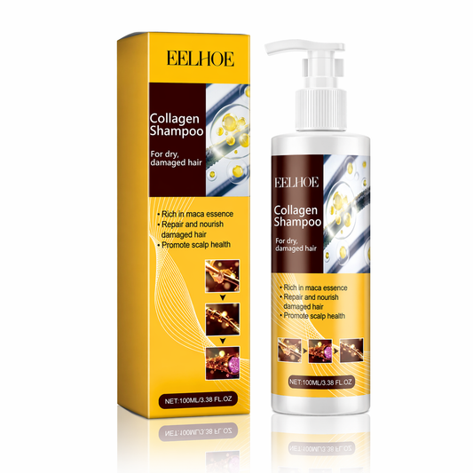 Kollageeni Shampoo – Vahvistava & Kosteuttava Hiuspohjan Hoitoshampoo | 100ml, 2x100ml