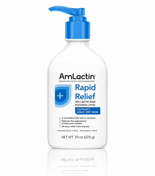 AmLactin Vartalovoide 225ml – Maitohappo Kosteuttava Ihovoide Kuivalle & Karhealle Iholle