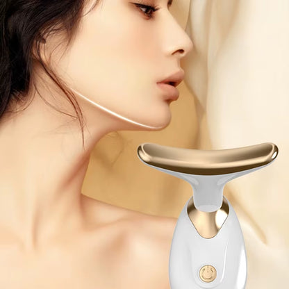 Neck Face Lift Devices Therapy Skin Tighten anti Wrinkle LED Photon Neck Massager V-Face Lifting Reduce Double Chin Facial Care