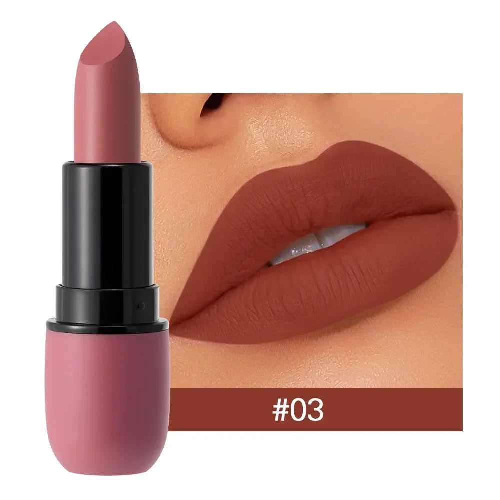 Lip Glaze 6 Colors Moisture Lipstick Waterproof Non-Stick Cup Lipstick 1Pcs Velvet Matte Lipstick Cosmetics Soft Fog Lip Gloss