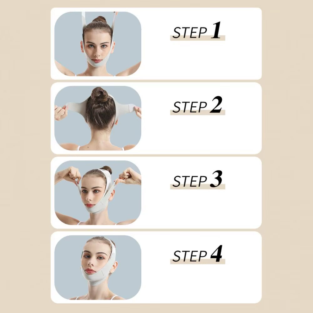 V Line Face Lifting Strap Double Chin Eliminator Facial Slimming Bandage Skin Care Beauty Tool for Women Men Jawline Lift Strap