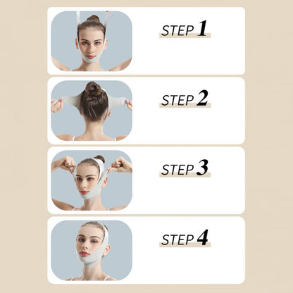 V Line Face Lifting Strap Double Chin Eliminator Facial Slimming Bandage Skin Care Beauty Tool for Women Men Jawline Lift Strap