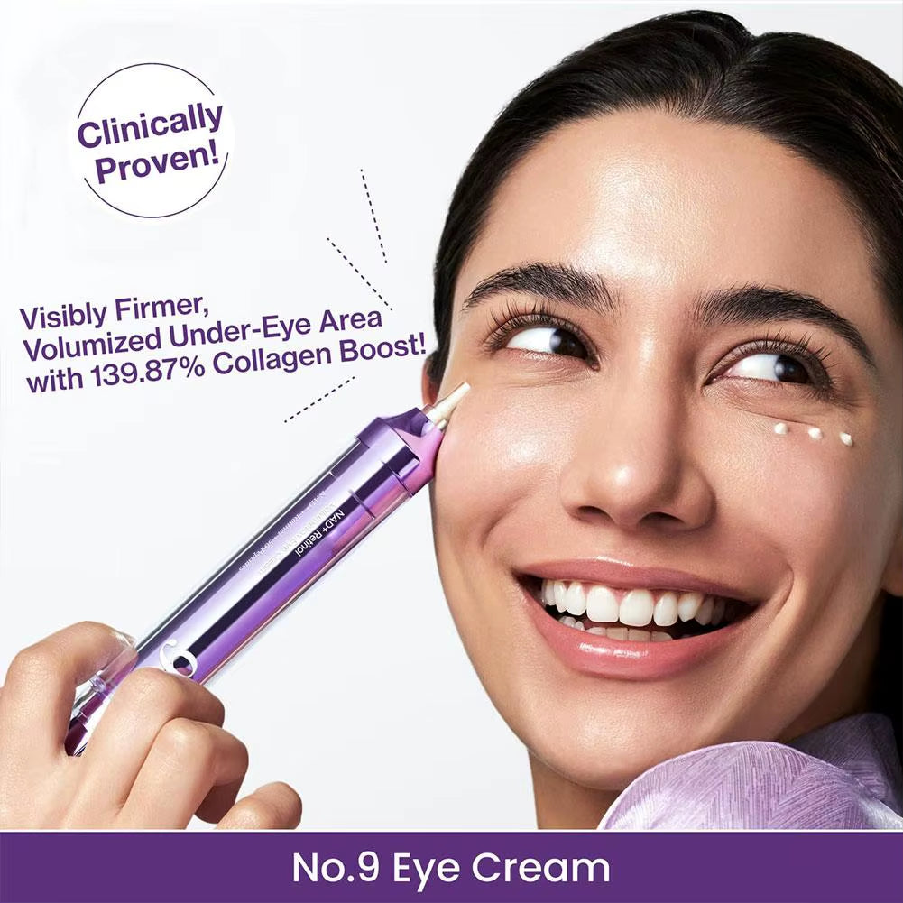 NO.9 NAD+PDRN Lift & Firm Eye Cream Moisturizing Nourishing Facial Essence Face Skin Brightening Essence Korean Skin Care