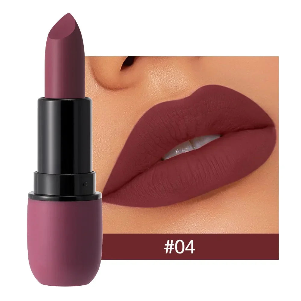 Lip Glaze 6 Colors Moisture Lipstick Waterproof Non-Stick Cup Lipstick 1Pcs Velvet Matte Lipstick Cosmetics Soft Fog Lip Gloss