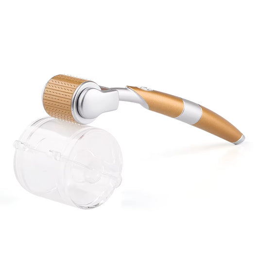 Professional Titanium ZGTS Derma Roller 192 Needles for Face Care and Hair-Loss Treatment CE Certificate Proved