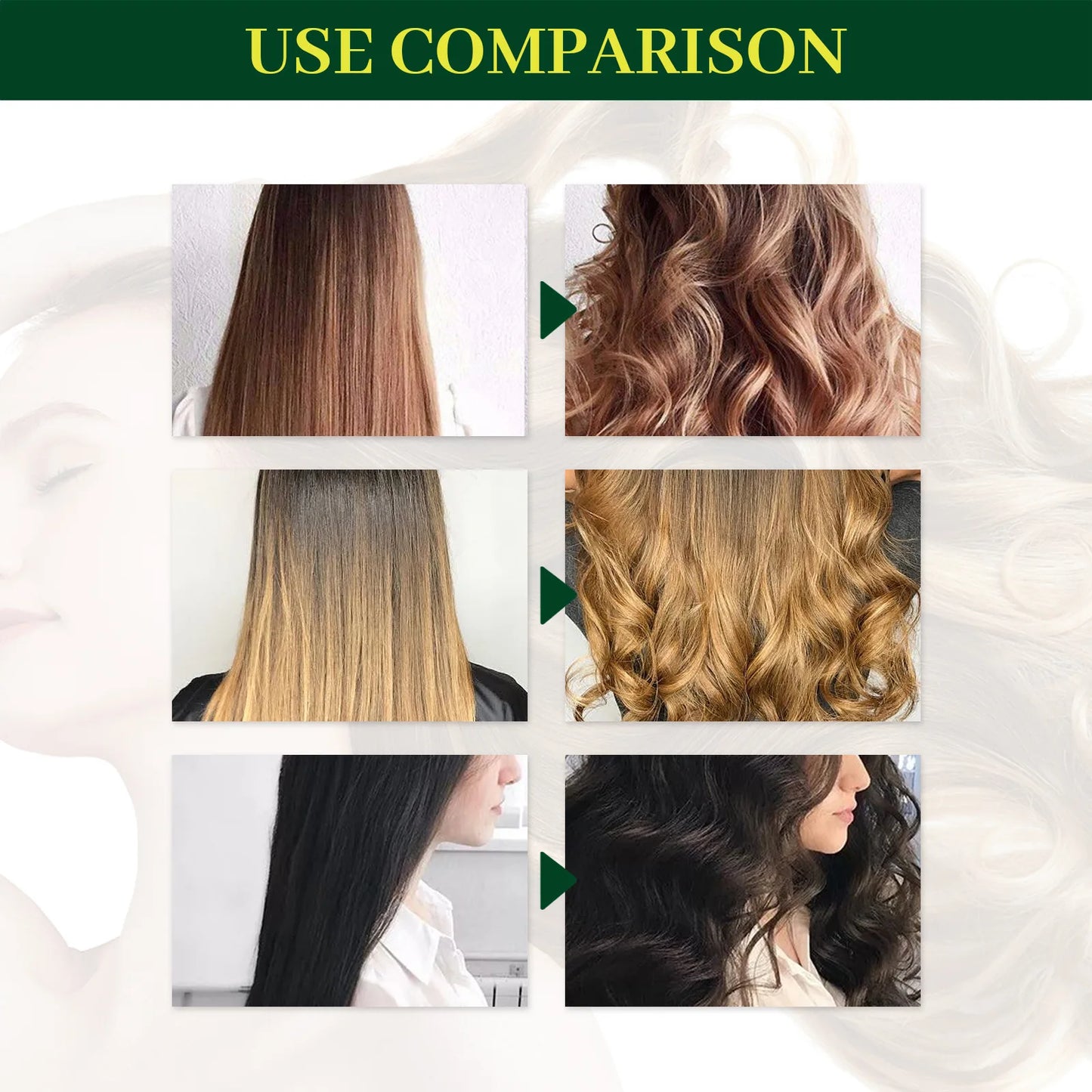 Hair Styling Mousse Long Lasting Hydrating Natural Curl Enhancer Tame Frizzy Wave Fluffy Hair Treatment Olive Oil Spray