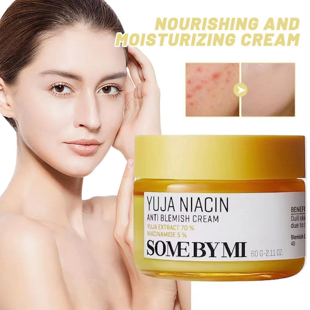 Korean SOME by MI AHA BHA PHA 30 Days Miracle Cream Mild Exfoliating Deeply Moisturizer Improves Dull Skin Oil Control Skincare