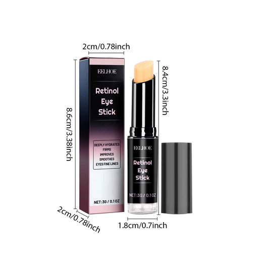 Retinol Eye Cream Stick Collagen Fade Fine Lines Wrinkle Lightening Dark Circles Firming Eye Bags Puffiness Moisturizing Eye Cre