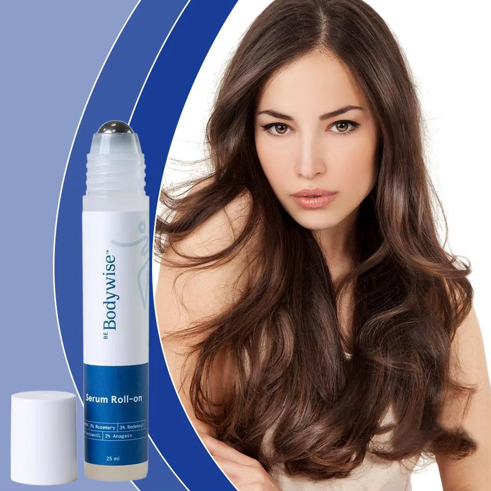 Bodywise Roll-On Ball Rosemary Hair Care Essence Anti-Frizz Refreshing Oil Control Strengthening Hair Care Serum