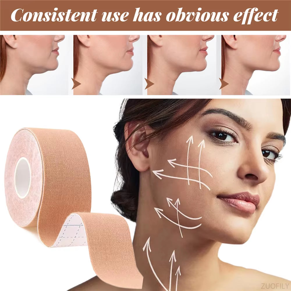 Face Lift Band Face Anti-Sagging Lift Remove Eye Wrinkles V-Shaped Face Breathable Lifting Face Paste Reusable Face Lift Tape