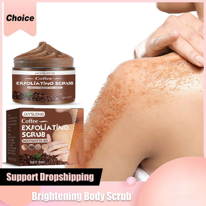 Coffee Scrub Smooth Exfoliating anti A-Cne Soften Cutin Brightening Deep Cleaning Moisturizing Whi-Tening Body Scrub