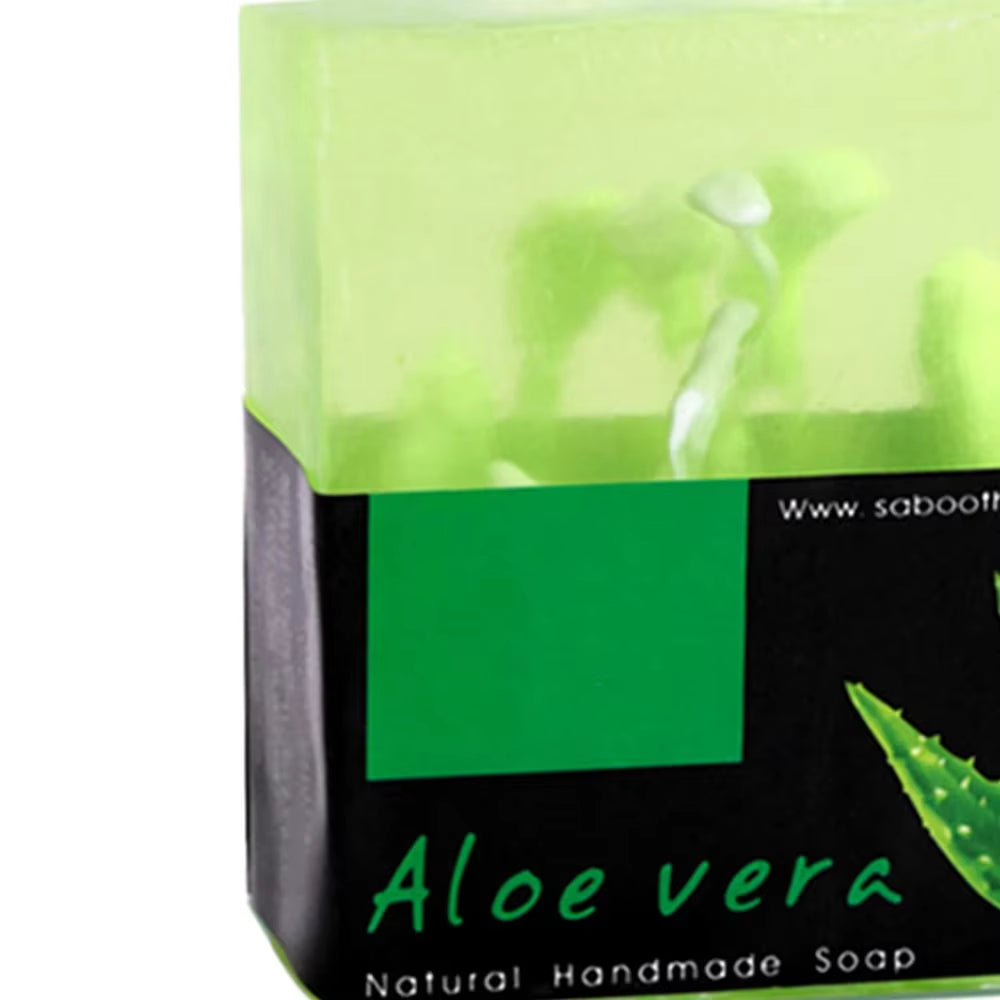 Natural Aloe Handmade Soap Moisturizing Whitening Natural Essential Oil Facial Cleansing Soap Facial Cleansing Supplies