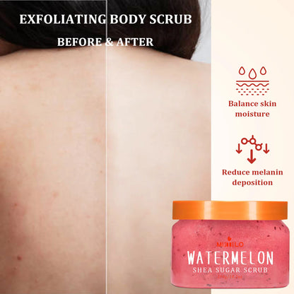SHEA SUGAR SCRUB, Exfoliating Scrub, Smooth and Beautiful Skin, Moisturizing and Nourishing Care, Can Be Used on the Whole Body
