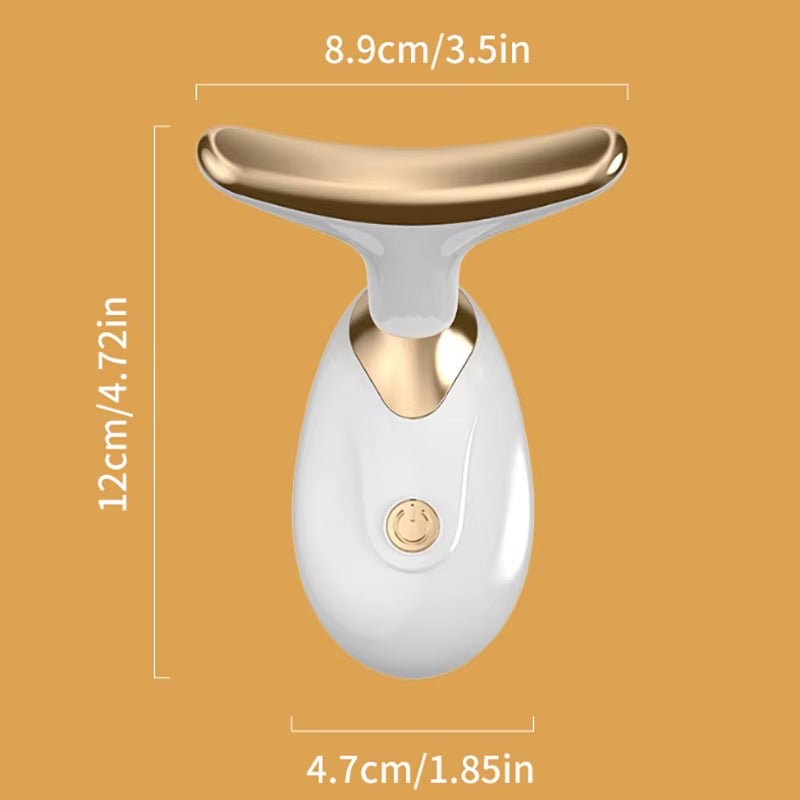 Neck Face Lift Devices Therapy Skin Tighten anti Wrinkle LED Photon Neck Massager V-Face Lifting Reduce Double Chin Facial Care