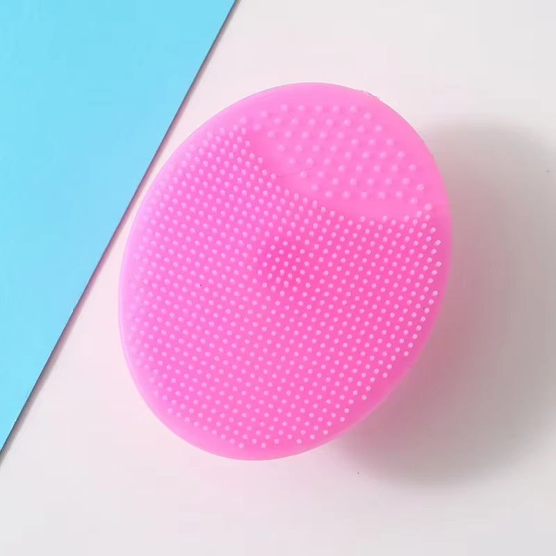 Soft Silicone Face Brush Cleanser and Massager Manual Facial Cleansing Brush Exfoliating Silicone Face Scrubber for Women Men