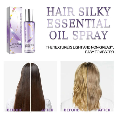 Hair Silky Essence Oil Spray Repair Dry Damaged Smoothing Frizz Scalp Treatment Soften Strengthening Shiny Nourishing Hair Oil