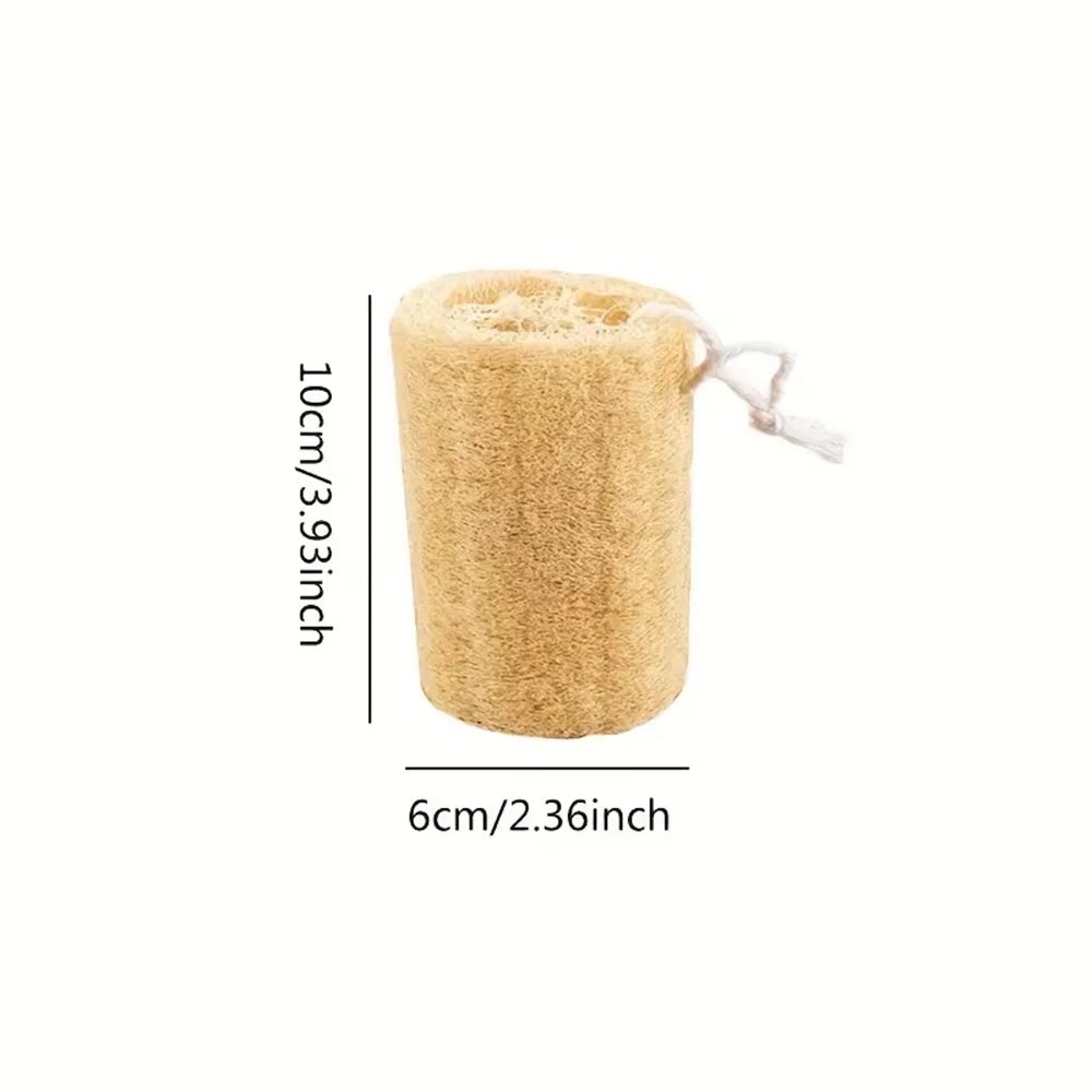 Natural Egyptian Loofah Exfoliating Body Scrubber, Egyptian Shower Loofah Sponge Body Scrubber for Women and Men for Body