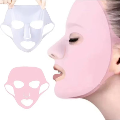 Silicone Ear Hanging Face Mask Cover Reusable Moisturizing Face Shield Double Absorption anti Evaporation Mask Protective Cover