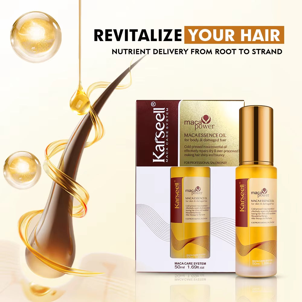 50Ml Moroccan Argan Oil for Hair Healing Cold Pressed Weightless Argan Oil Hair Serum for Dry Damaged Hair
