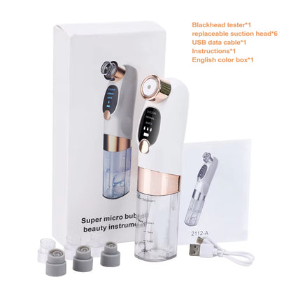 Electric Blackhead Remover Pore Vacuum Cleaner Facial Black Dots Vacuum Cleaner Acne Pimple Blackhead Removal Black Dots Remover