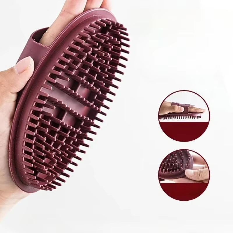 Body Massage Brush Meridians Brush Body Relaxation Reduce Cellulite Massage Brush for Back Leg Handheld Meridians Brush