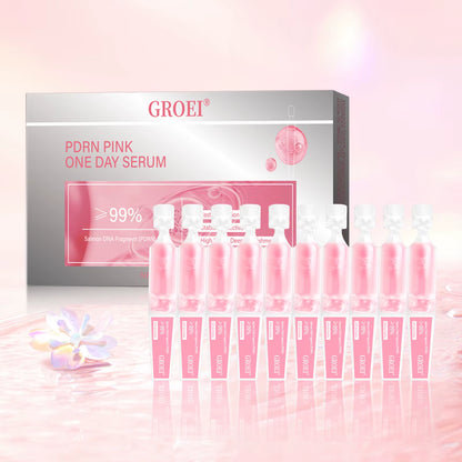 10Pcs/Box PDRN Serum Moisturizing Repairs Brightens Reduces Sagging Skin Care Essence Benefits anti Aging Facial Treatment