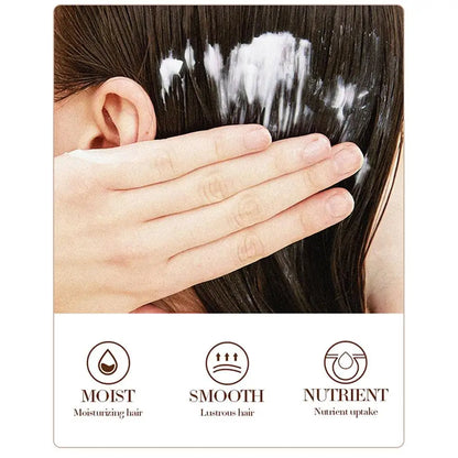 Coconut Oil Set Collagen Hair Mask/Body Oil Hair Treatment Conditioning anti Frizzy Moisturizing Smooth Hair Care Products