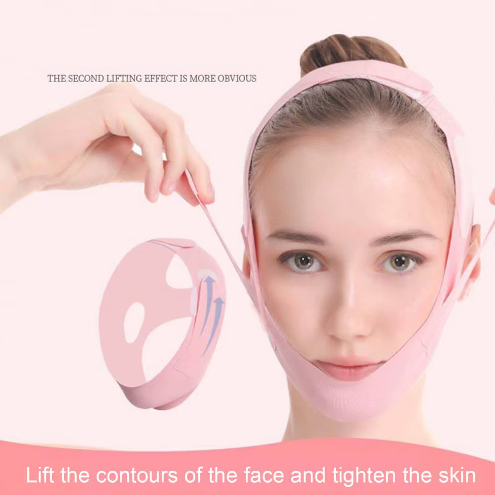 V Line Face Lifting Strap Double Chin Eliminator Facial Slimming Bandage Skin Care Beauty Tool for Women Men Jawline Lift Strap