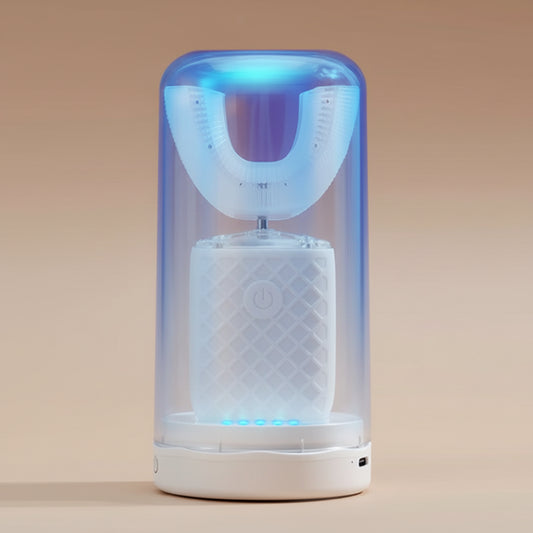 360 Degrees Intelligent Automatic Electric Toothbrush U Type for Adults Child Smart Sonic Tooth Brush USB Charging Teeth Whiten