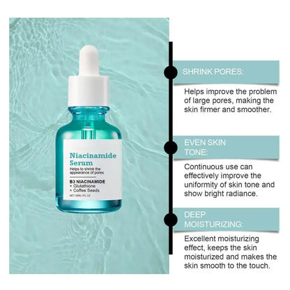 B3 Niacinamide Serum Tightening Pore Minimizing Face Brightening Essence Rejuvenation Essence Dark Spots Correcting Essence
