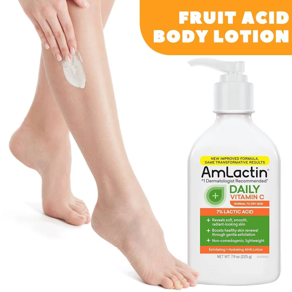 Amlactin Body Lotions Rapid Relief Restoring Lotion+Daily Moisturizing 12% Lactic Acid Lotion Nourishing Body Skin Cream 225ML