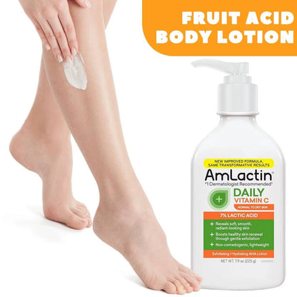 Amlactin Body Lotions Rapid Relief Restoring Lotion+Daily Moisturizing 12% Lactic Acid Lotion Nourishing Body Skin Cream 225ML