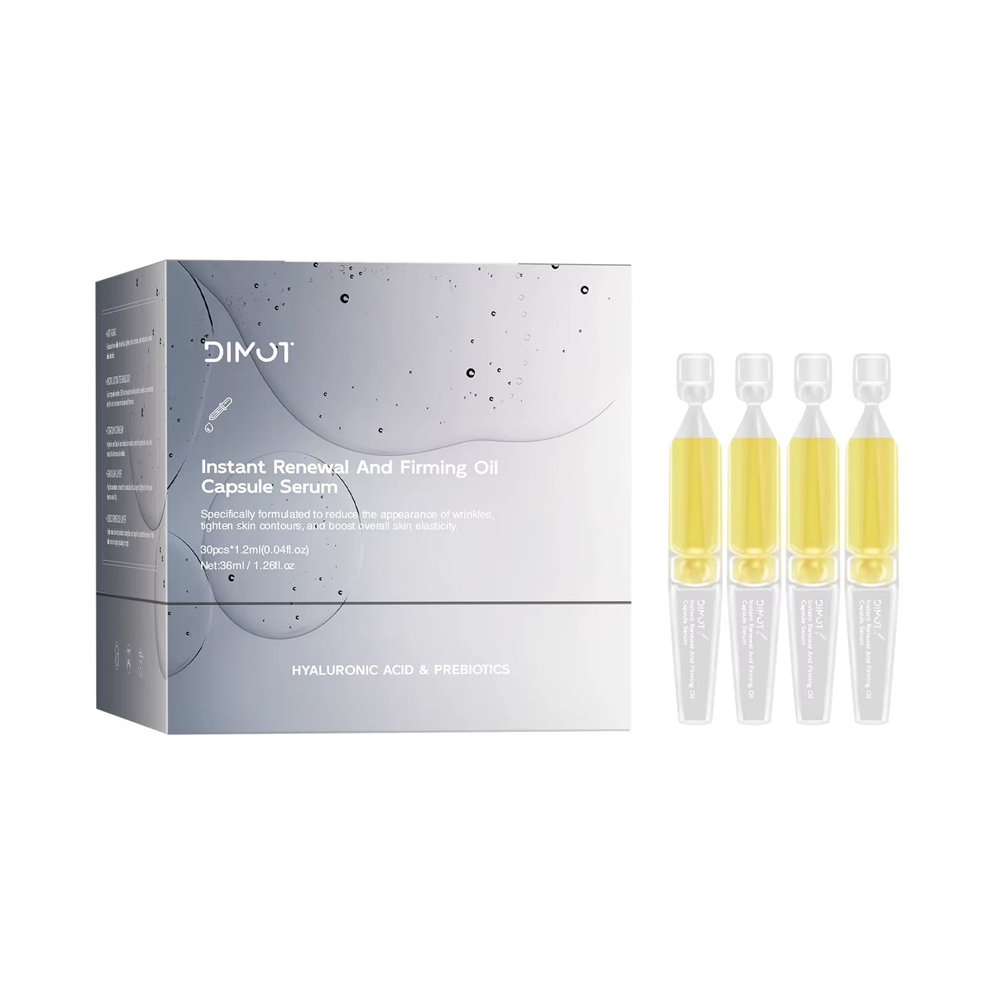 10Pcs/Box PDRN Serum Moisturizing Repairs Brightens Reduces Sagging Skin Care Essence Benefits anti Aging Facial Treatment