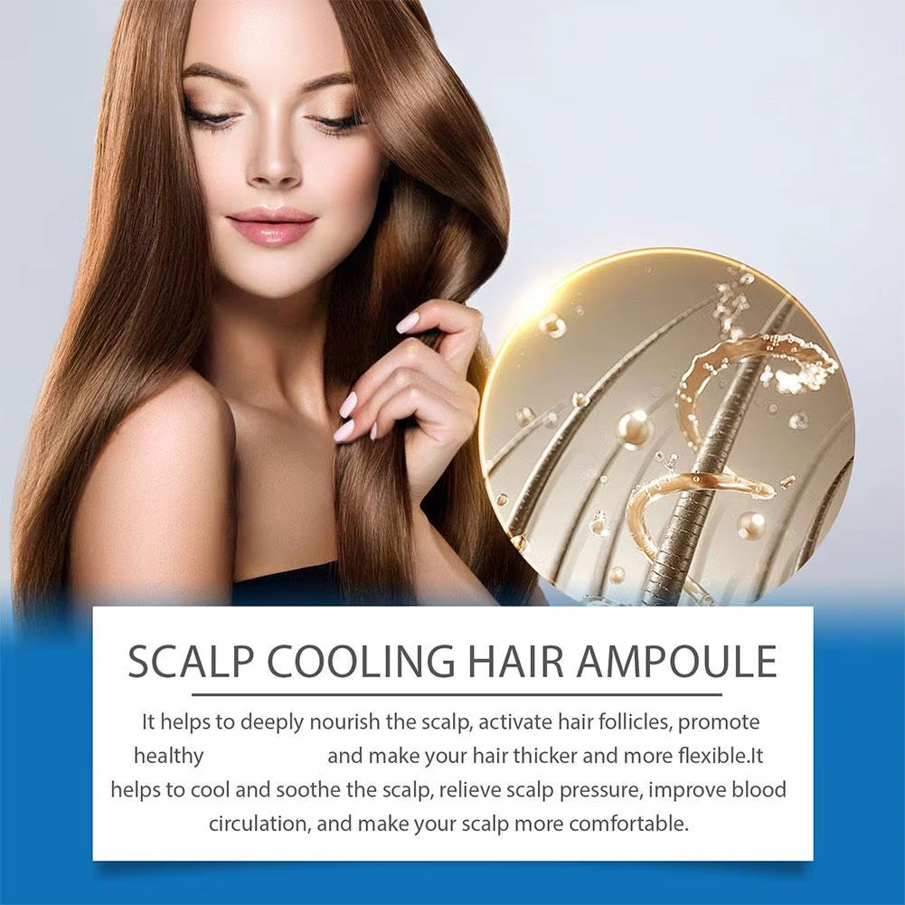 Bodywise Roll-On Ball Rosemary Hair Care Essence Anti-Frizz Refreshing Oil Control Strengthening Hair Care Serum