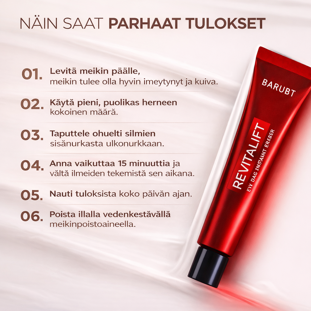 Silmänympärysvoide BARUBT 20ml– Turvonneet ja Tummat silmänaluset