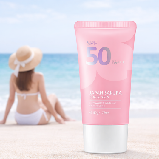 Sakura aurinkovoide SPF50 kasvoille – kevyt ja näkymätön aurinkosuoja
