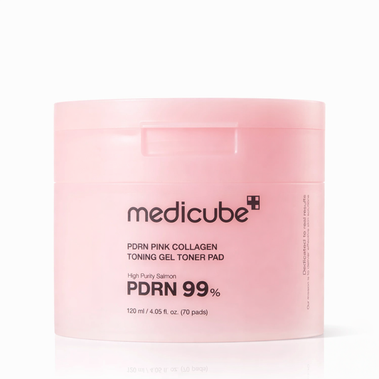 Kasvojen Geelityynyt PDRN Pink Collagen Gel Toner Pad – Aktivoituva Geelityyny 70kpl/120ml