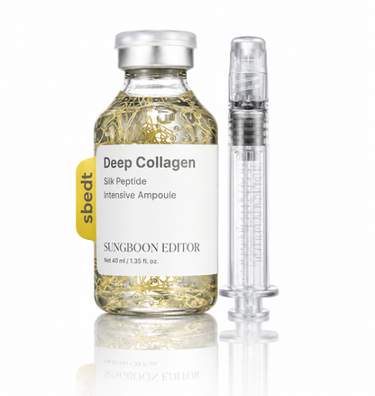 Korealainen Ihonhoitosetti – Silkkikollageeniseerumi 40 ml, Retinolipeptidivoide 50 ml Uudistava Esanssi 30 ml