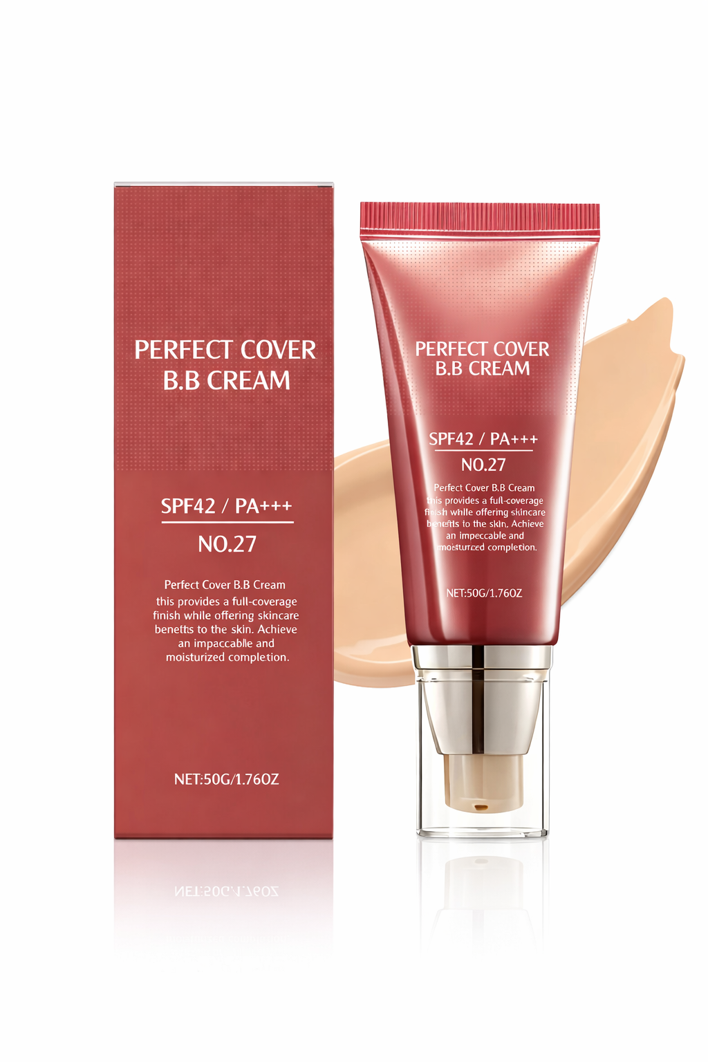 BB-Meikkivoide SPF 42 PA+++ 50g – Aurinkosuoja & Täysi Peitto Tinted Moisturizer