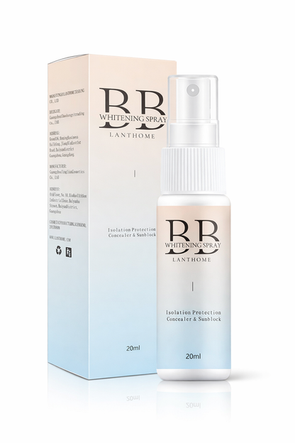 BB-Kasvosumute Whitening Spray 20ml– Kirkastava & Kosteuttava BB Cream Kasvosumute/Meikkivoide