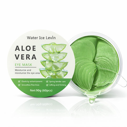 Aaloe Vera Silmänympärysnaamiot 60 kpl – aloe vera & kollageeni, tummat silmänaluset