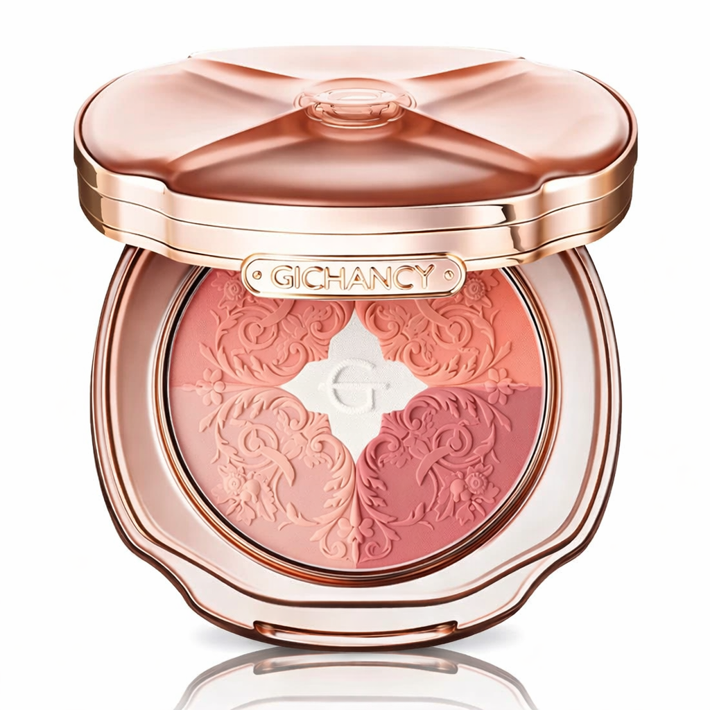 Meikkipuuteripaletti & Concealer – Mineraali Blush Powder Shimmer & Matte Kasvoille ja Silmille Concealer Powder