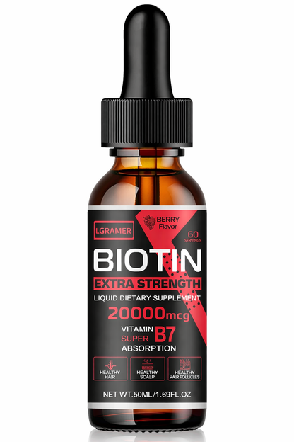 Biotin Hiustenkasvuseerumi – Hiustenlähtöön ja Päänahkan Hoito Spray 30/50ml