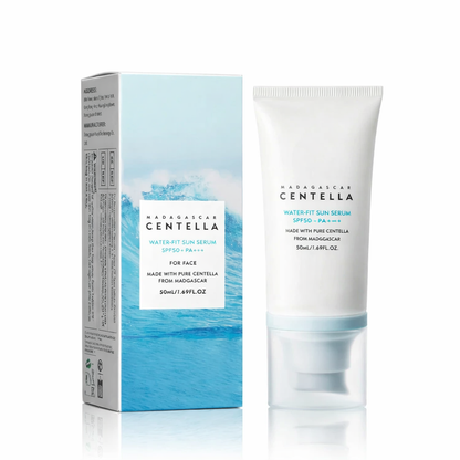 Aurinkosuoja Centella SPF50+ 50 ml – Kosteuttava Kasvojen Aurinkovoide Herkälle Iholle