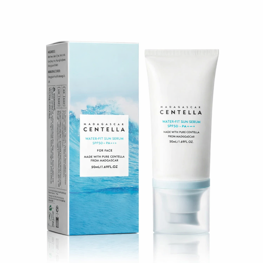 Aurinkosuoja Centella SPF50+ 50 ml – Kosteuttava Kasvojen Aurinkovoide Herkälle Iholle