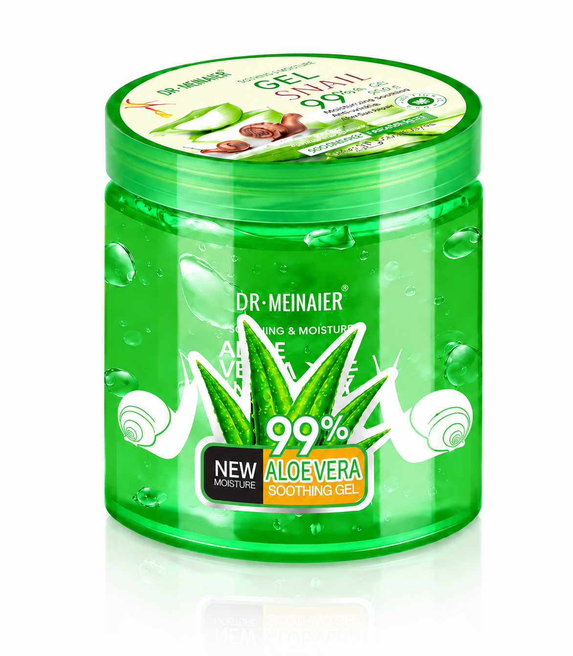 Aloe Vera Etanageeli Kasvoille ja Vartalolle – Kosteuttava & Huokosia Supistava Kasvovoide 150ml / 250ml