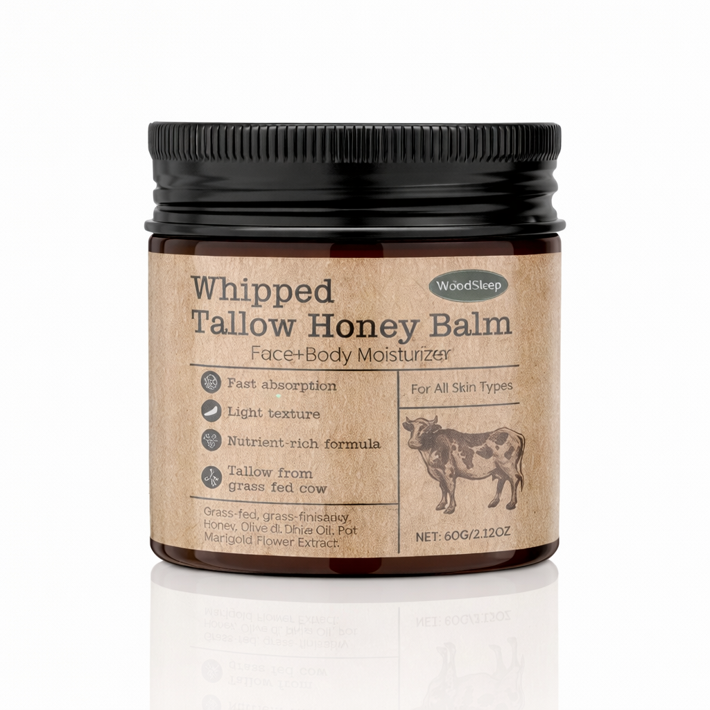 Naudan Tali & Hunaja Hoitobalsami – Whipped Tallow Honey Balsam Kasvoille & Vartalolle 60g